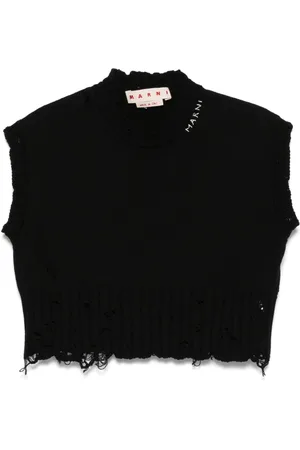 Marni Vest med slitageeffekt