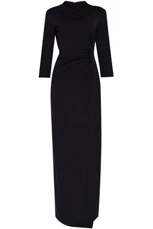 Diane von Furstenberg Lang kjole med draperet detalje
