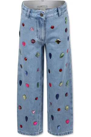 Stella McCartney Jeans med ædelsten-udsmykket