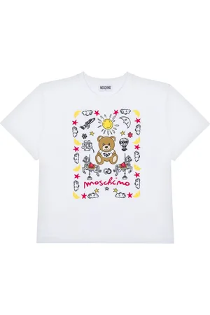 Moschino T-shirt med logobroderi