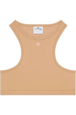 Courrèges Croptop med racerryg