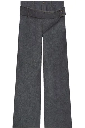 Courrèges Jeans med dobbelt bælte