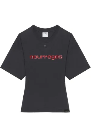 Courrèges T-shirt med tryk