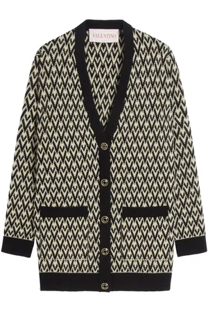 VALENTINO GARAVANI Strikket cardigan med monogram-mønster