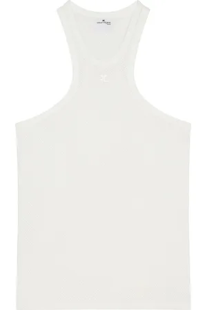 Courrèges Tanktop i mesh