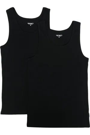Carhartt Tanktop i bomuld med A-facon (sæt med to)