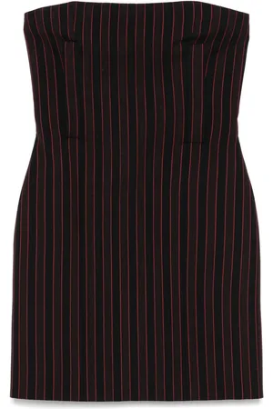 Alexander McQueen Kort kjole med nålestriber