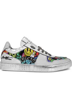 Philipp Plein Sneakers i læder med spejleffekt