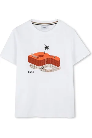 HUGO BOSS T-shirt med grafisk tryk