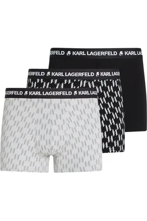 Karl Lagerfeld Boksershorts med monogrammønster (pakke med tre)