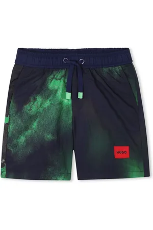 HUGO BOSS Badeshorts med batiktryk