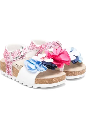 MONNALISA Sandaler med blomsterapplikation