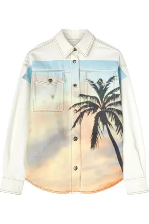 Palm Angels Sunrise Palm denimskjorte