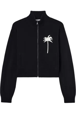 Palm Angels Strikket træningstop med palmemotiv