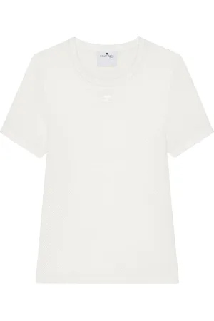 Courrèges T-shirt i mesh