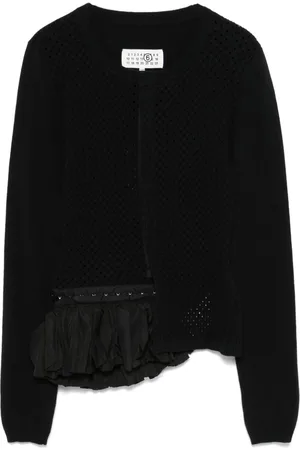 Maison Margiela Pointelle-strikket cardigan