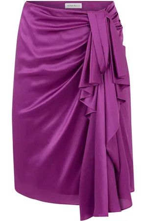 Nina Ricci Asymmetrisk draperet nederdel