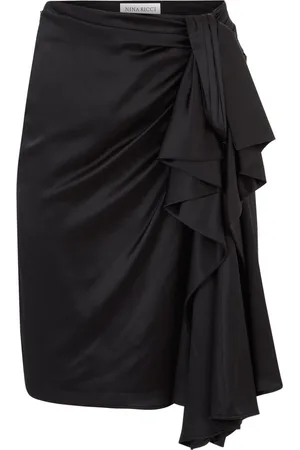 Nina Ricci Asymmetrisk nederdel med sløjfe