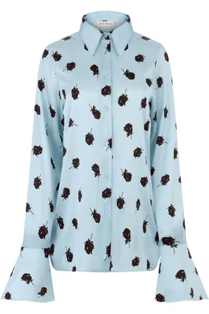 Nina Ricci Blomstret skjorte
