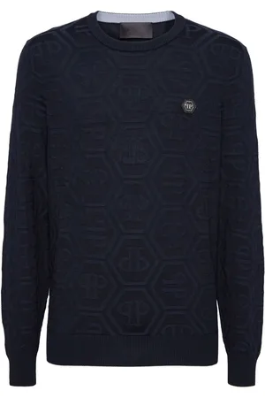 Philipp Plein Sweater med monogram-jacquard