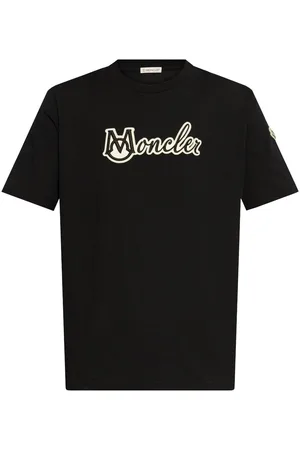 Moncler T-shirt med logobroderi