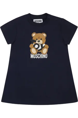 Moschino Kort kjole med bamsetryk