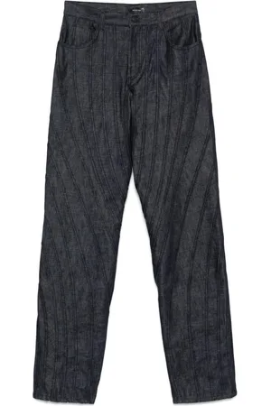 MUGLER Jeans med søm-detalje