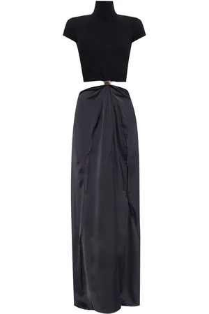 Sportmax Maxi-kjole med udskæringsdetalje
