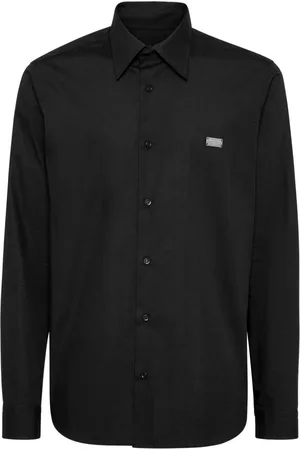 Philipp Plein Skull & Bones skjorte
