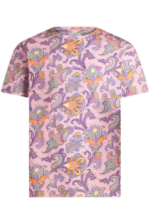 Etro T-shirt med paisleytryk