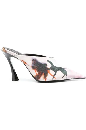 MUGLER X Ambera Wellmann 95 mm Fang mules