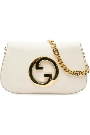 Gucci Blondie satchel-taske i kalveskind med kæde fra 2016-2023