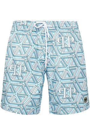 Philipp Plein Badeshorts med monogram
