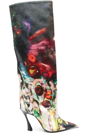 MUGLER X Ambera Wellmann 95 mm Fang støvler