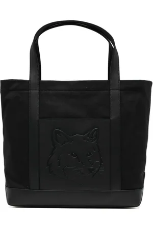 Maison Kitsuné Stor Festive tote med rævehoved