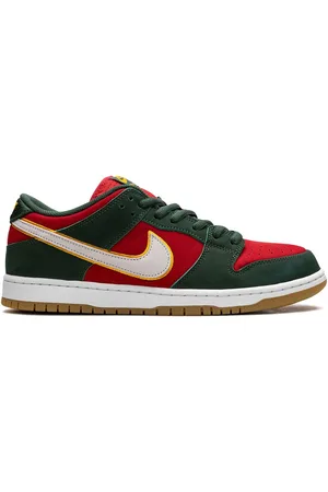 Nike SB Dunk Seattle Sonics - "Fir/Fire Red/University Gold" sneakers