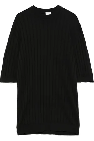 ELEVENTY Ribstrikket T-shirt