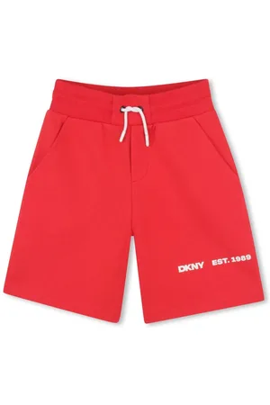 DKNY Shorts med snoretræk og logotryk