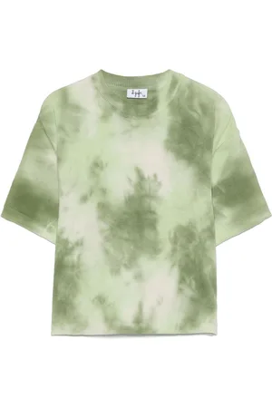 Il gufo T-shirt med abstrakt tryk
