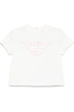 Emporio Armani T-shirt med logo-applikation