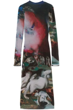 MUGLER X Ambera Wellmann Impossession mellemlang kjole