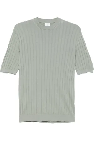 ELEVENTY Ribstrikket T-shirt
