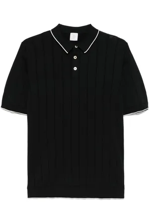 ELEVENTY Ribstrikket polo