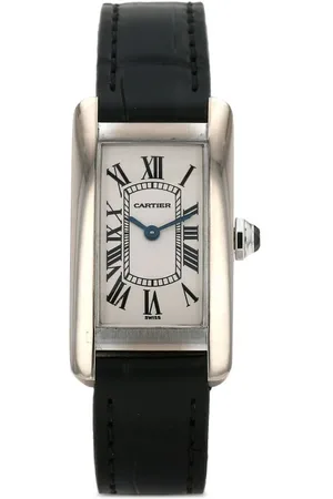 Cartier Tank Américaine 19mm ur i 18 karat hvidguld fra 2000