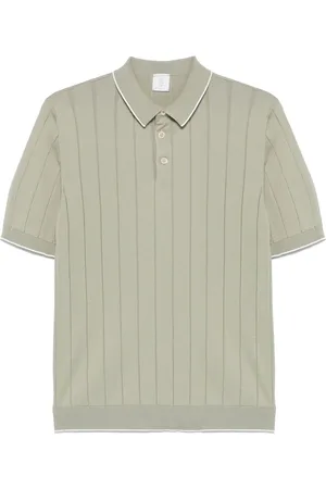 ELEVENTY Ribstrikket polo