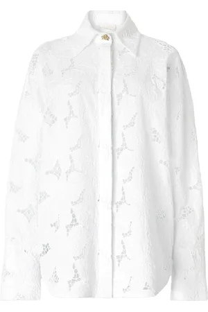 GENNY Skjorte i broderie anglaise
