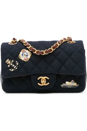 CHANEL Mini rektangulær Sailor Single Flap crossbody-taske fra 2018-2019