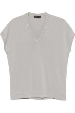 Fabiana Filippi Vest med paillet-udsmykning