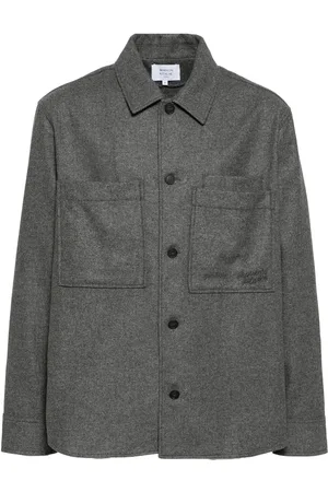 Maison Kitsuné Skjorte med påsyede lommer