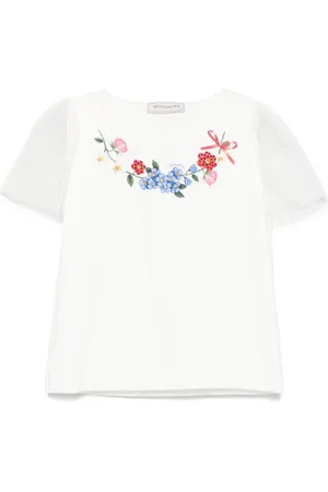 MONNALISA T-shirt med blomstertryk